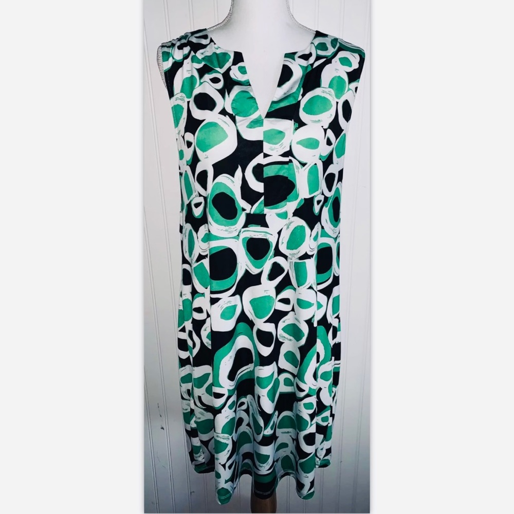 Everly Grey Sz Large Dress Maternity Green Black - Picture 6 of 8